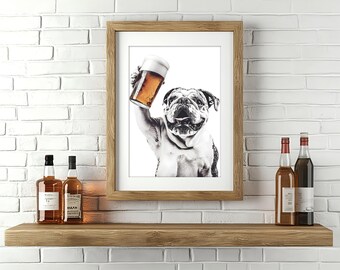 Bar Metal 'Sorry We're Drunk' Funny Sign, Happy Hour Wall Decor for Man Cave/Frat House