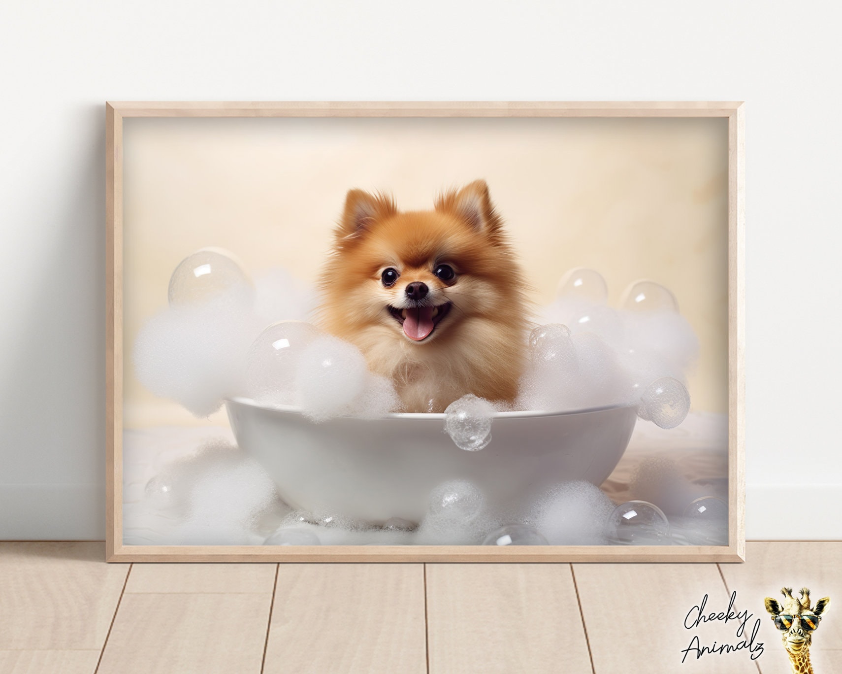 Pomeranian falling down stairs cheap