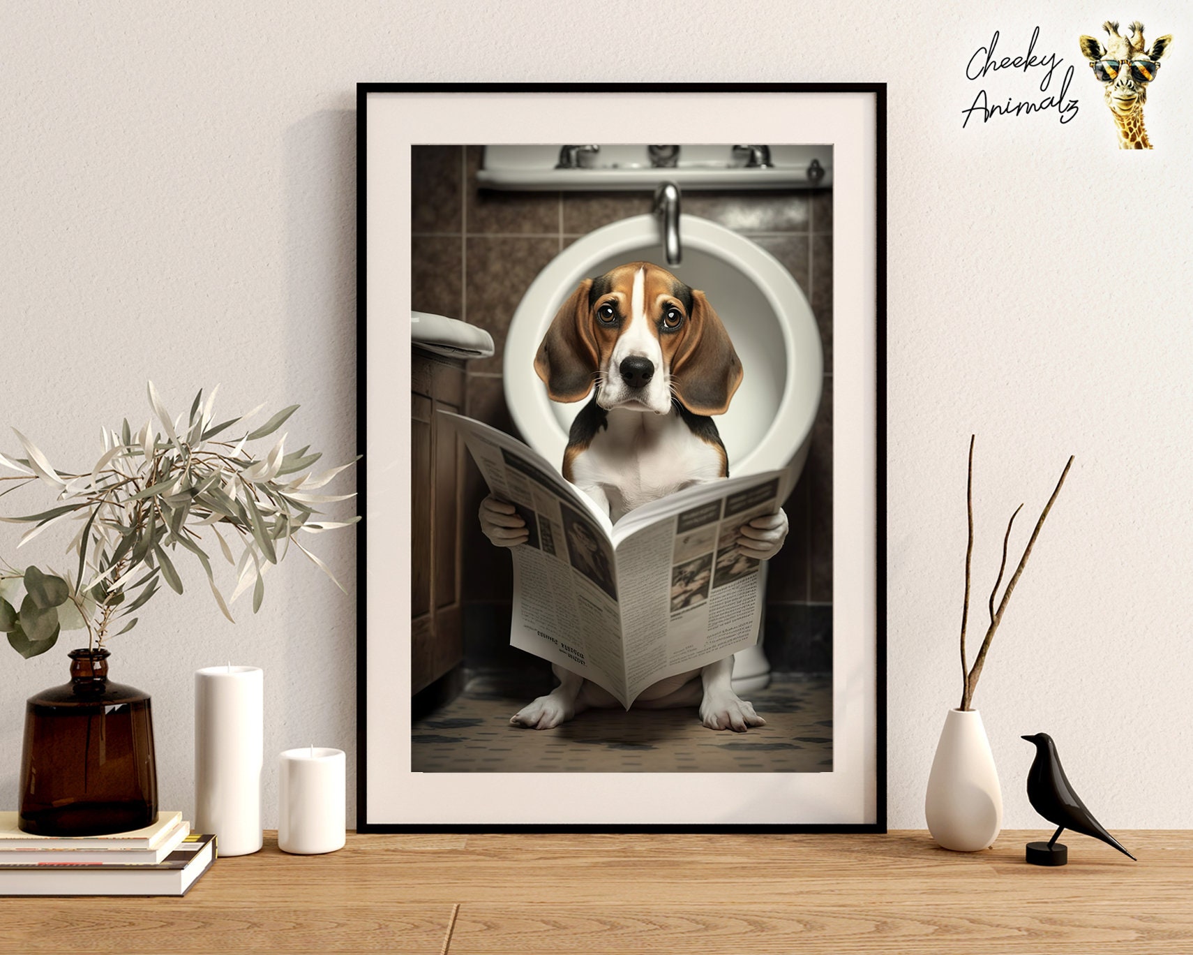 Beagle Gifts Asciugamani Da Cucina Con Beagle – Strofinacci Decorativi 61x40 Cm