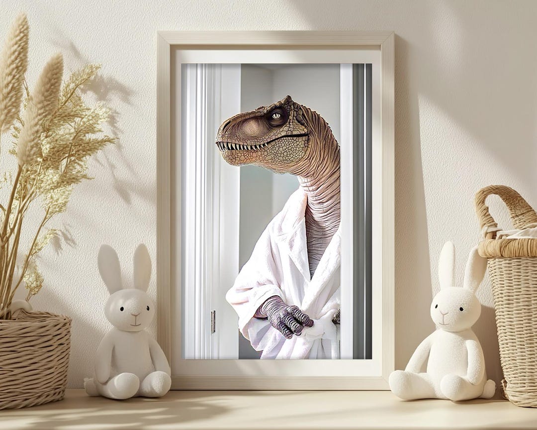 Newsuyaa, tenda da doccia con dinosauri per bambini, per bagno, con animali colorati, impermeabile, in tessuto, con ganci, motivo: dinosauri, per ragazzi e ragazze (A1, 72 Lx72 L
