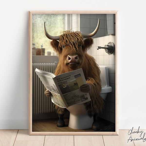 Highland Cow Scotland Print - Etsy