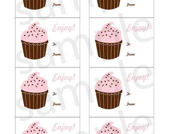 Cupcake Gift Tags