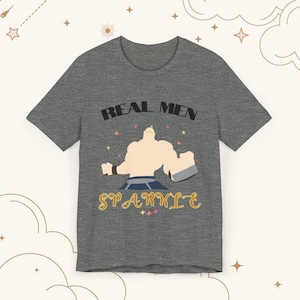 Real Men Sparkle | Alex Louise Armstrong | Fullmetal Alchemist | Unisex Jersey Short Sleeve Tee