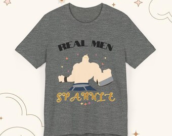 Real Men Sparkle | Alex Louise Armstrong | Fullmetal Alchemist | Unisex Jersey Short Sleeve Tee