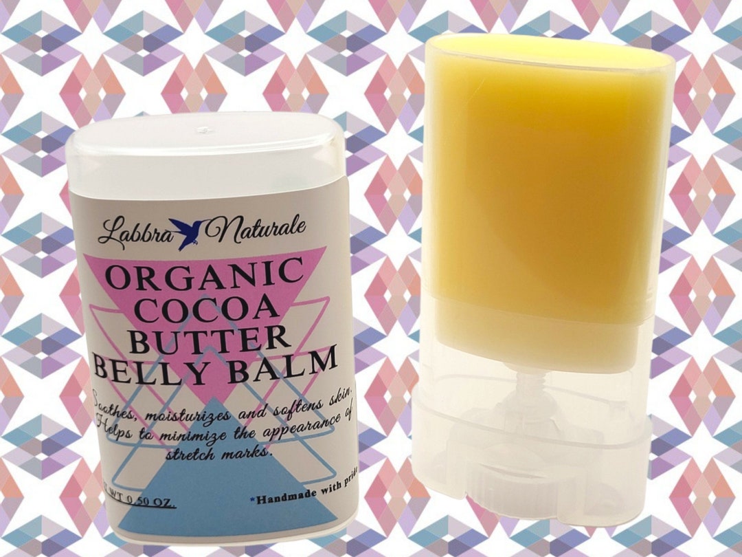 Organic Cocoa Butter Belly Balm 0.50 Oz. Etsy