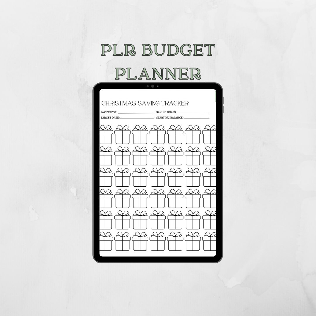 PLR Budget Planner, PLR Digital Budget Planner, PLR Budget, Plr Canva ...