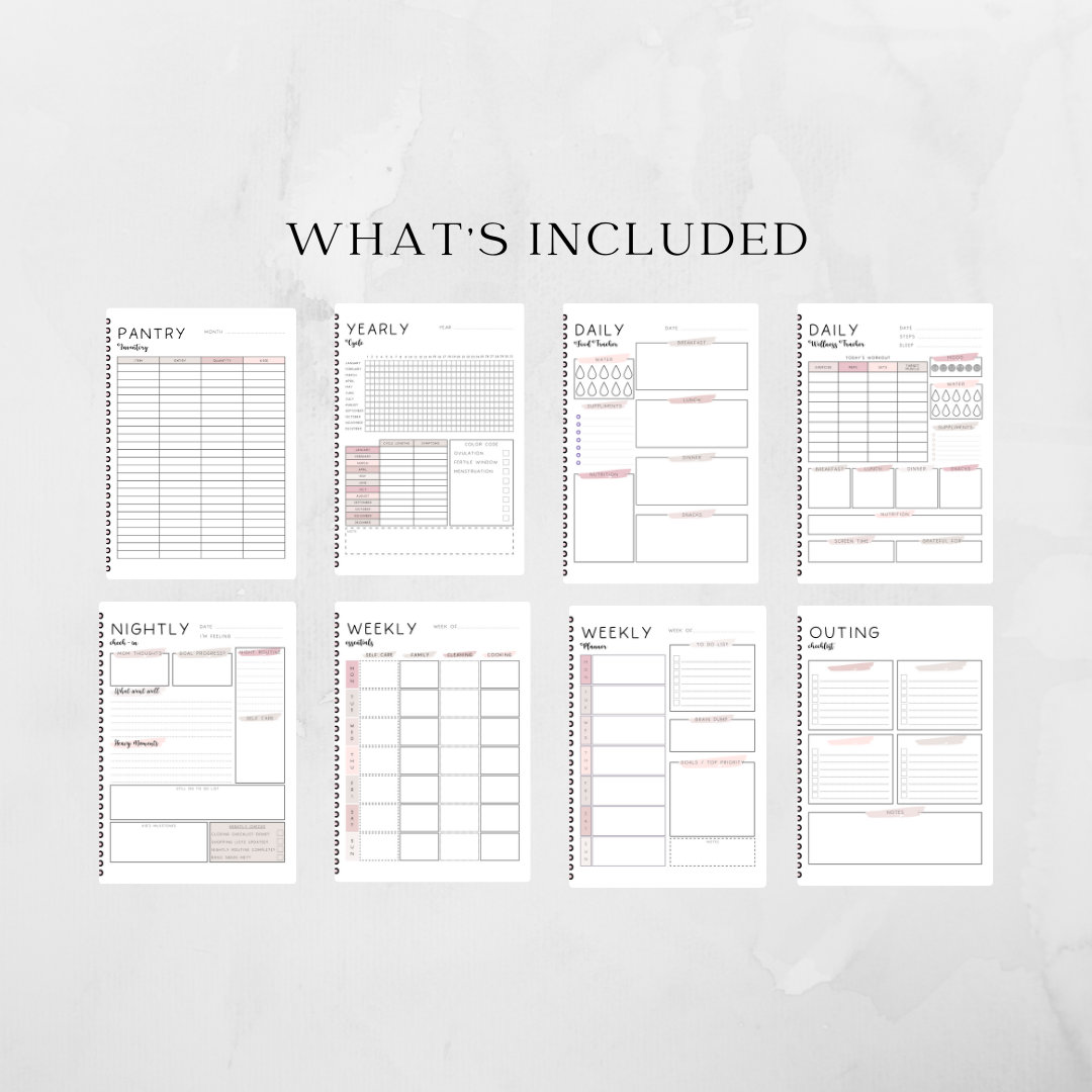 PLR Household Planner Printable, Plr Home Management Binder, Plr Home ...