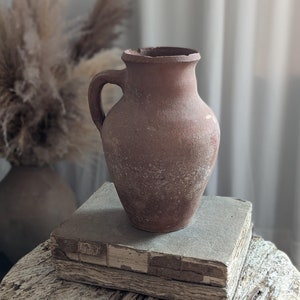 Vintage Turkish olive jar/ vase