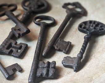 Vintage iron key