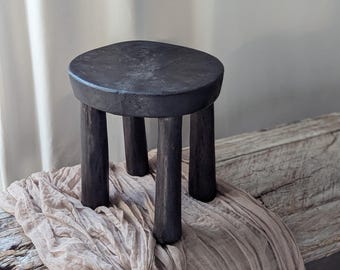 ラウンドヴィンテージアフリカンセヌフォスツール - Etsy 日本