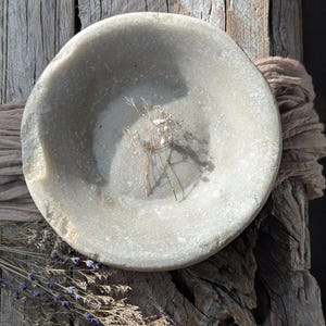 Vintage marble stone bowl
