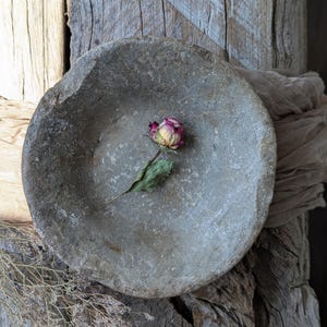 Vintage marble stone bowl