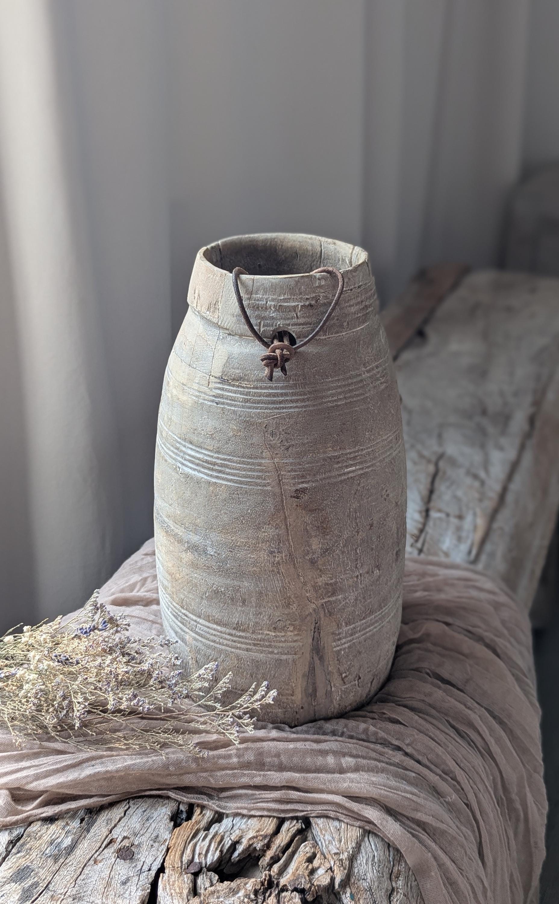 アンティークの木製花瓶 - Etsy 日本
