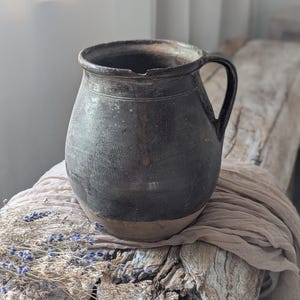 Vintage Hungarian pottery/ Vintage Hungarian pitcher