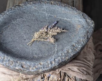 Vintage stone bowl