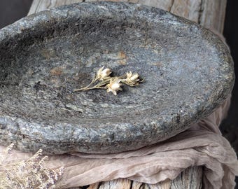 Vintage stone bowl