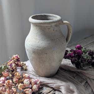 Small Vintage Turkish olive jar/ vase