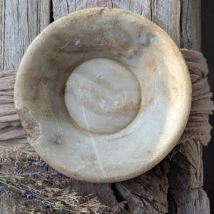Vintage marble stone bowl