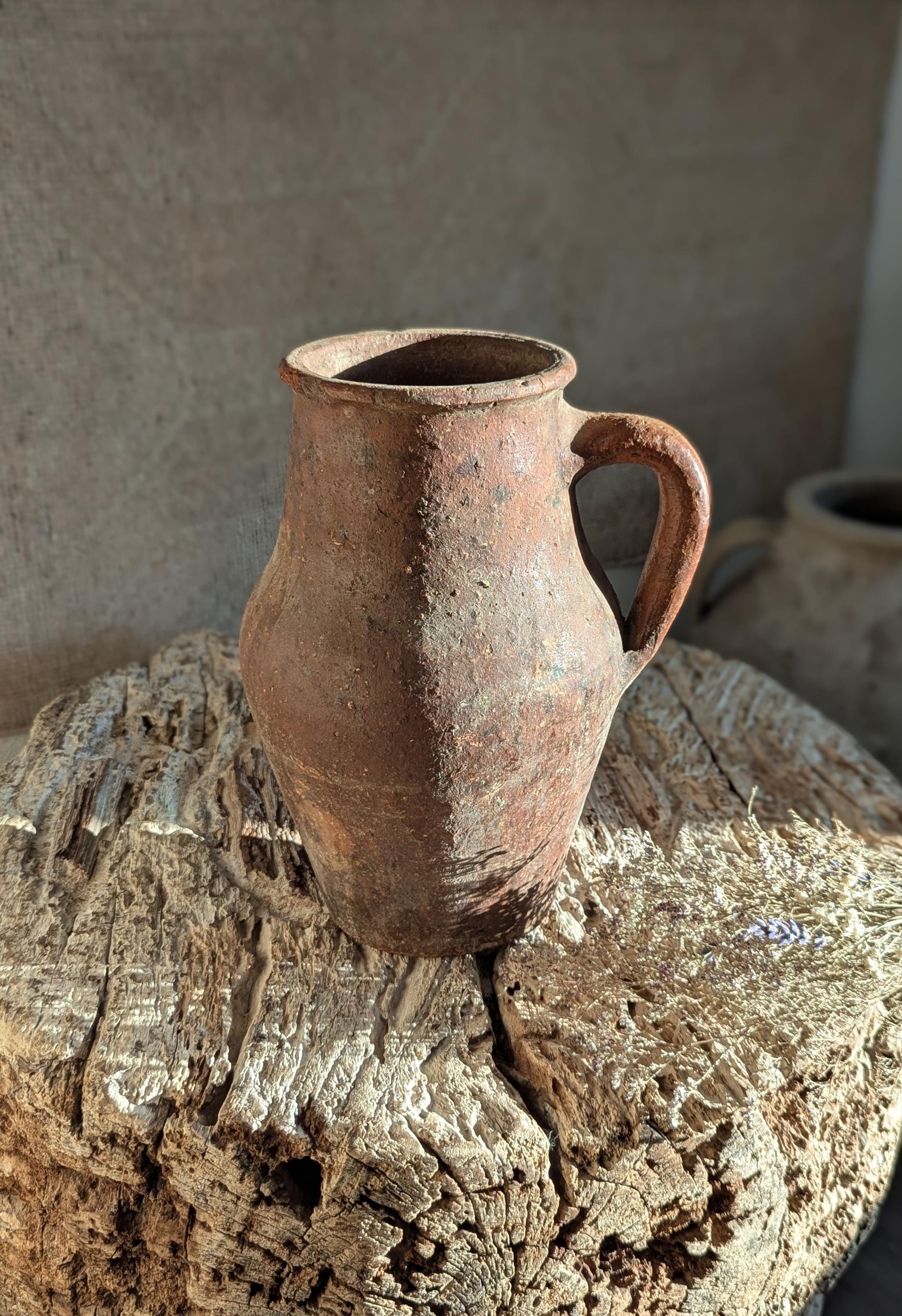 Vintage turkish terracotta jug - Etsy 日本