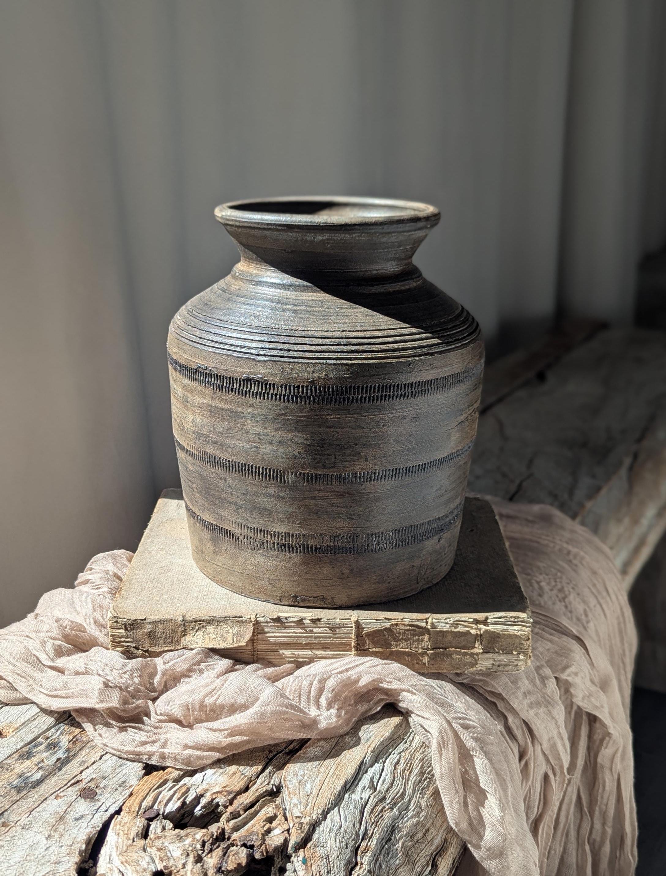 Vintage clay vessel
