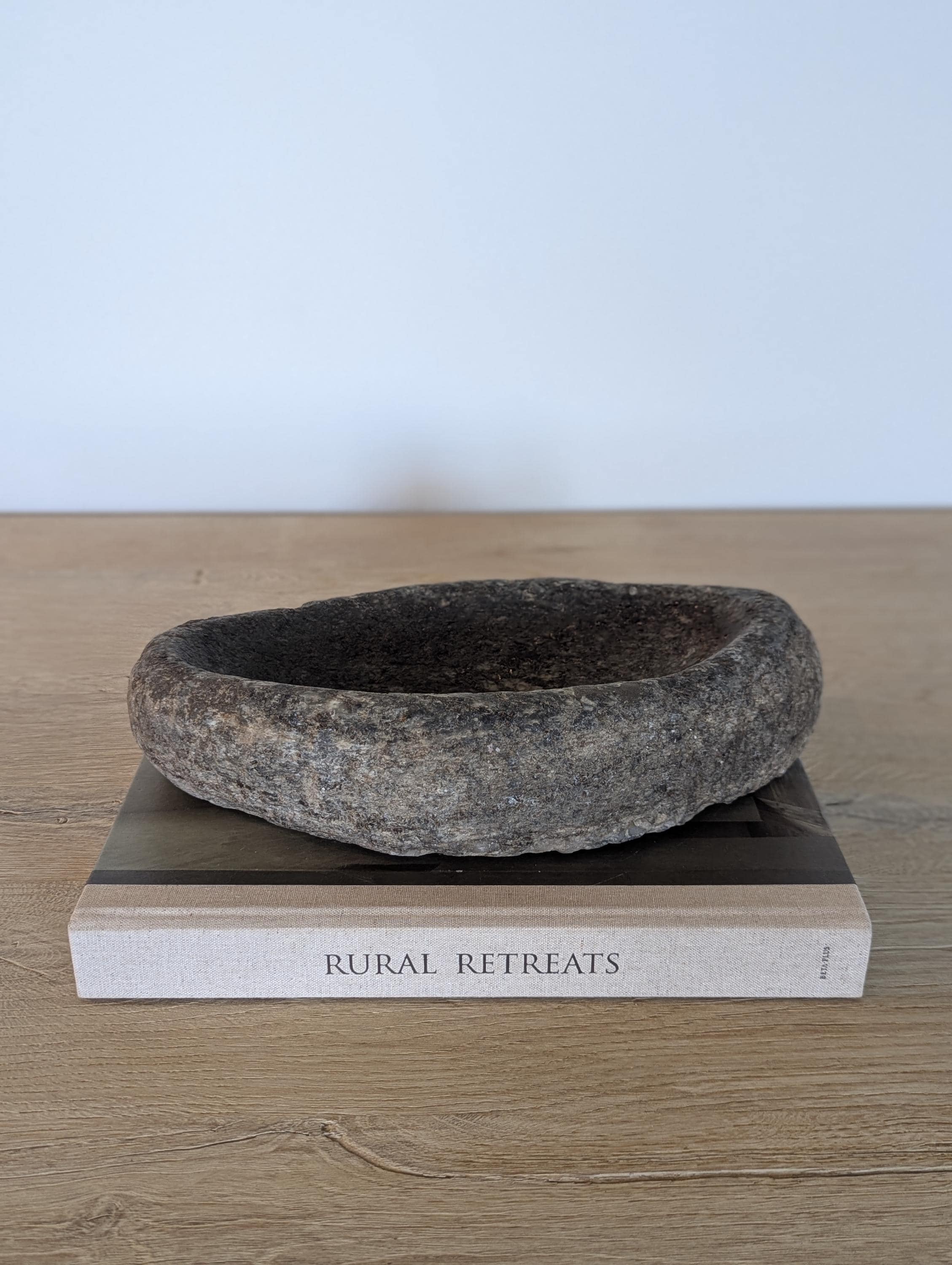 Vintage Stone Bowl - Etsy