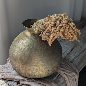 Antique Indian brass water pot