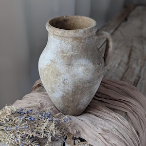 Small Vintage Turkish olive jar/ vase
