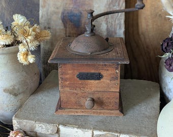 Vintage French coffee grinder