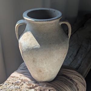 Vintage Turkish olive jar/ vase