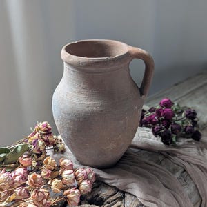 Small Vintage Turkish olive jar/ vase