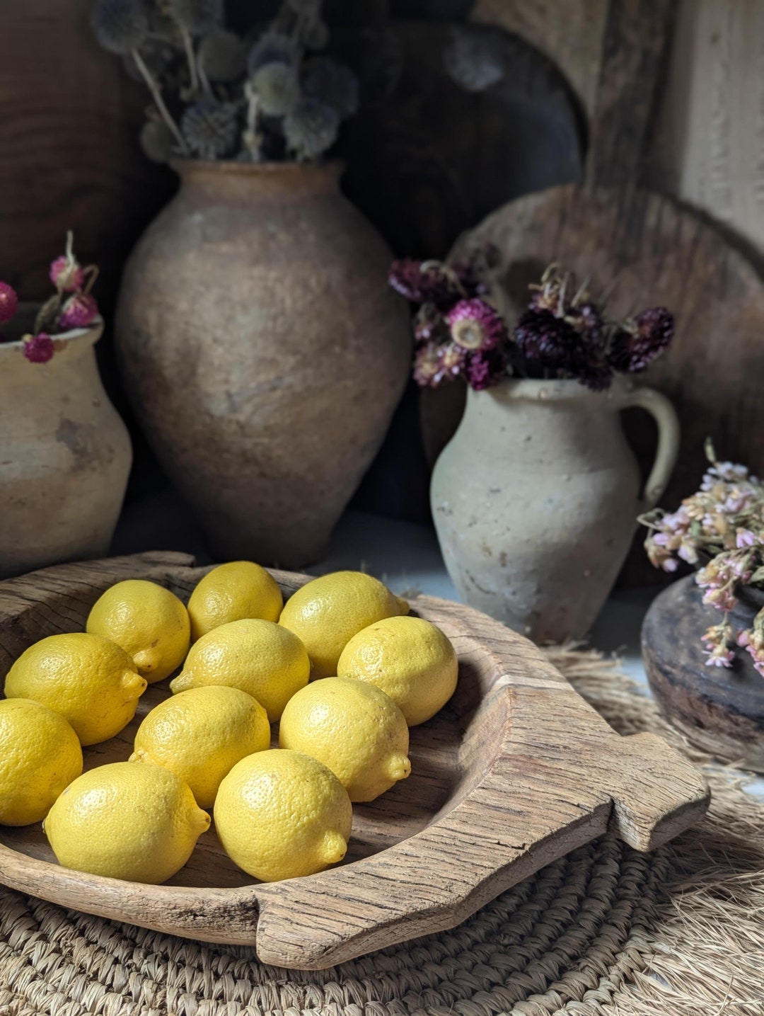 Small Vintage Wood Parat Bowl - Etsy