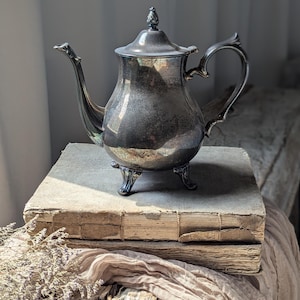 Antique silver teapot