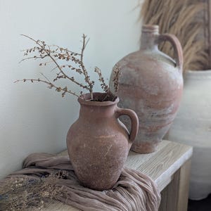 Vintage Turkish olive jar/ vase