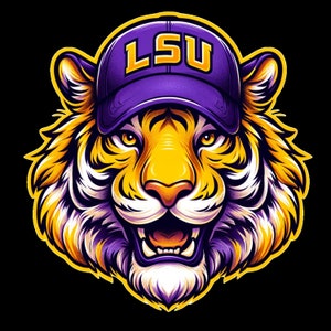 Geaux Tigers - LSU Tigers Baseball Digital Image - Original