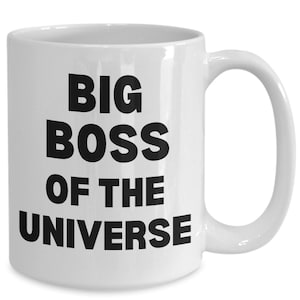 Gift for Boss, Big Boss Man, Boss Coffee Mug, Boss's Day Gag Gift
