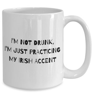 St. Patrick&#39;s Day Gift for Day, Dad Jokes St. Patrick&#39;s Day, Irish Dad Coffee Gift Ideas, Irish Dad Coffee Mug