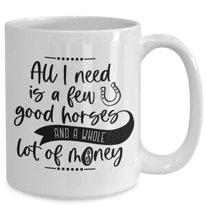 Equestrian Mug, Horse Mug, Equestrian Gift, Horse Girl Cup, Gift for Daughter in Law, Equestrian Cup, Horse Gifts for Girl