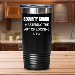 Security Guard Tumbler, Security Guard Gifts, Stepdad Gift, Watchman Present, Security Guard Appreciation, Security Officer Gift Ideas