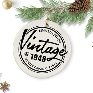 75th Birthday Gift, Vintage Birthday 1948, 75th Birthday Gift Ideas, Gift for Men, Women Born in 1948