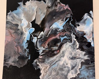 Abstract Small Acrylic Painting