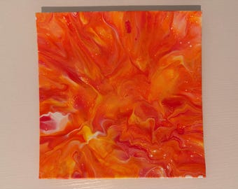 Abstract Small Acrylic Painting