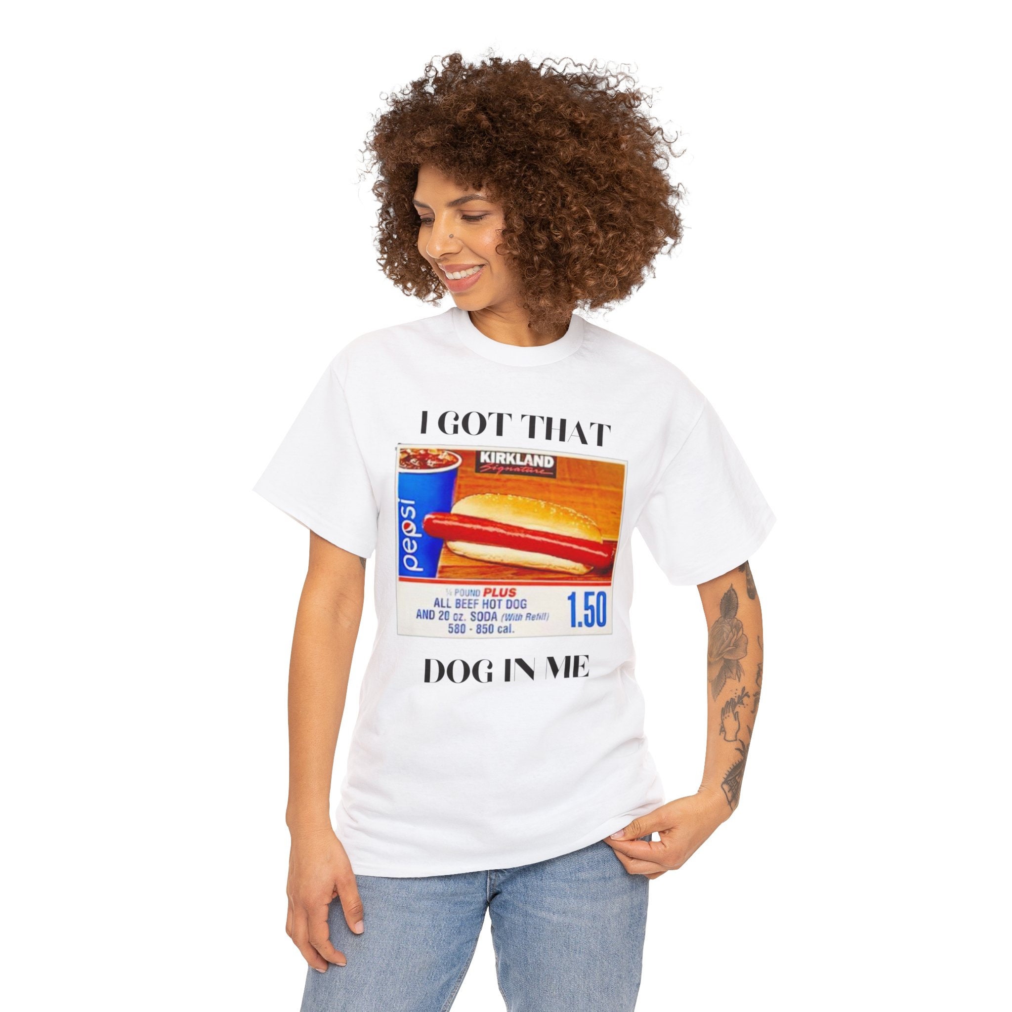 Funny I Got That Dog in Me Shitpost T-shirt, Kirkland Hotdog Tee 