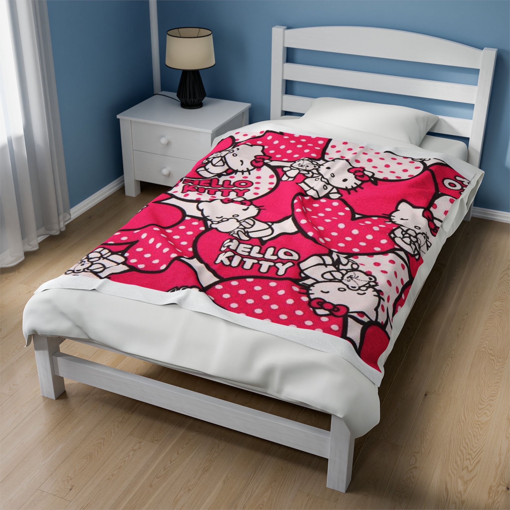 Hello Kitty Halloween Decke - Kürbis Design Für Doppelbett 152x228cm