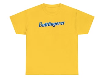 Shitpost Buttfingerer T-Shirt, Butterfinger Parody TShirt, Funny Gag Gift T Shirt, Dirty Joke Shirt, Dad Joke Tee