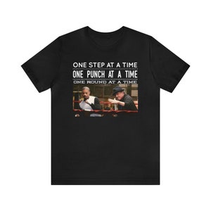 One Step One Punch One Round at a time Unisex Short Sleeve Tee
