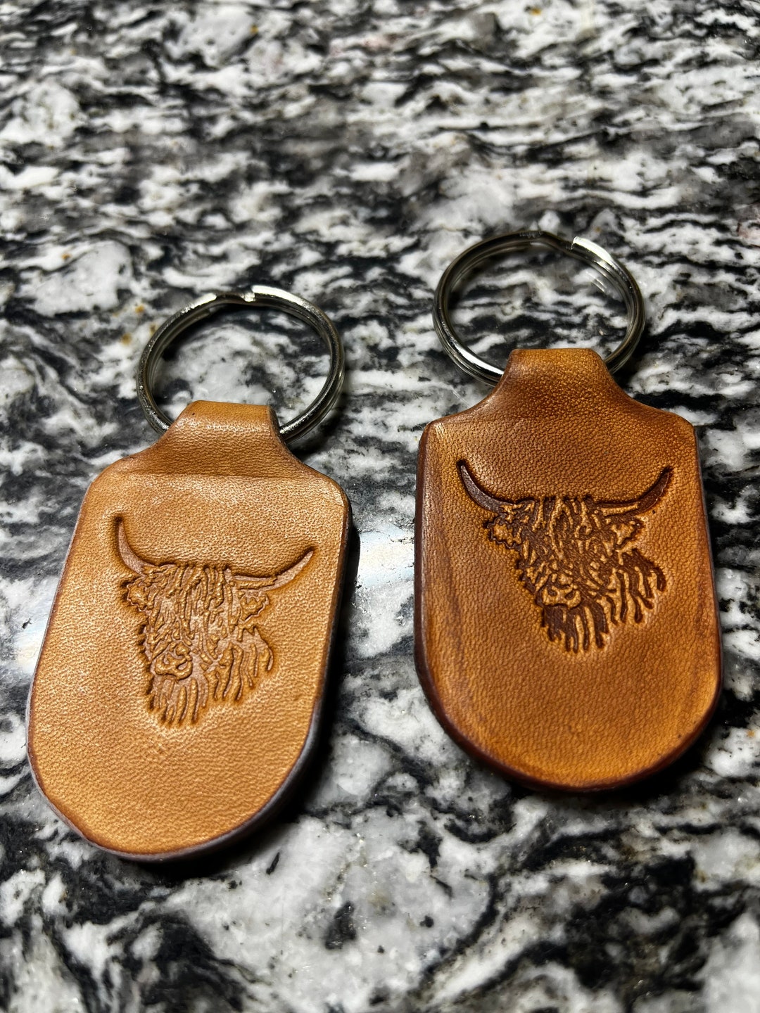 Highland Cow Keychain - Etsy