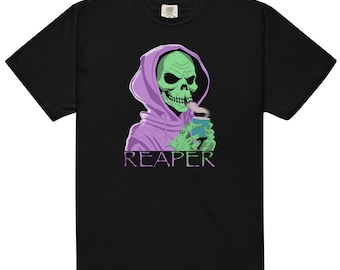 Camiseta Dark and Mysterious Grim Reaper / Camiseta con diseño de muerte gótica / Camiseta unisex para hombre / mujer