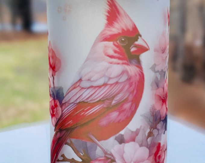 Cardinal 16oz Frosted Glass Cup