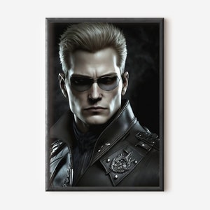 Albert Wesker Art Print Digital Print Instant Download High Resolution Digital Download