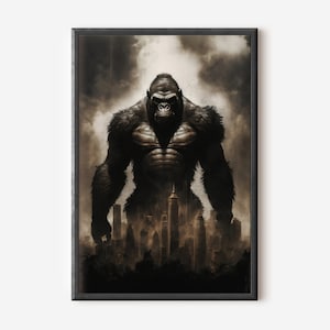 King Kong Monster Art Work